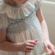 Diana Special Occasion Dress with Forget Me Not Hand Smocking Diana Special Occasion Dress with Forget Me Not Hand Smocking