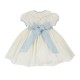 Diana Special Occasion Dress with Forget Me Not Hand Smocking Diana Special Occasion Dress with Forget Me Not Hand Smocking