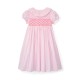 Katherine Johnson Dress Pink Grid Cotton with Strawberrylicious Hand Smocking Katherine Johnson Dress Pink Grid Cotton with Strawberrylicious Hand Smocking