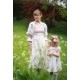 Katherine Johnson Dress Rosebud Plumetti with Vintage Rose Hand Smocking