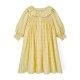 Nightingale Girl's Dress Primrose Gingham with Daffodil Hand Smocking Nightingale Girl's Dress Primrose Gingham with Daffodil Hand Smocking