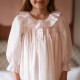 Nightingale Girl's Dress Powder Puff Plumetti with Marshmallow Hand Smocking Nightingale Girl's Dress Powder Puff Plumetti with Marshmallow Hand Smocking