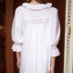 Bessie Coleman Women's Dress Moonstone Cotton with Kir Royale Hand Smocking Bessie Coleman Women's Dress Moonstone Cotton with Kir Royale Hand Smocking