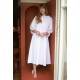Bessie Coleman Women's Dress Moonstone Cotton with Kir Royale Hand Smocking Bessie Coleman Women's Dress Moonstone Cotton with Kir Royale Hand Smocking