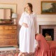 Mother Teresa Women's Nursing & Maternity Dress Long Sleeves with Mermaid Tail Kir Royale Hand Smocking Mother Teresa Women's Nursing & Maternity Dress Long Sleeves with Mermaid Tail Kir Royale Hand Smocking